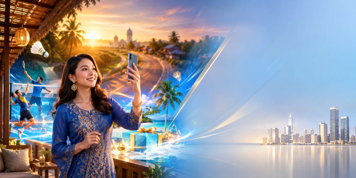 Pengguna Malaysia memantau status VIP kasino dari telefon pintar
